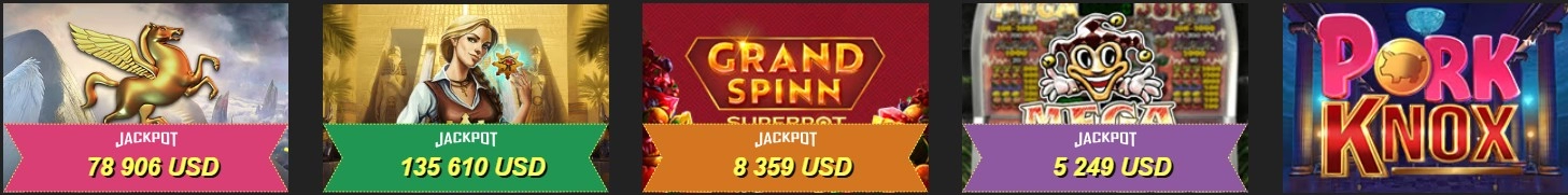 Jackpots da NetEnt