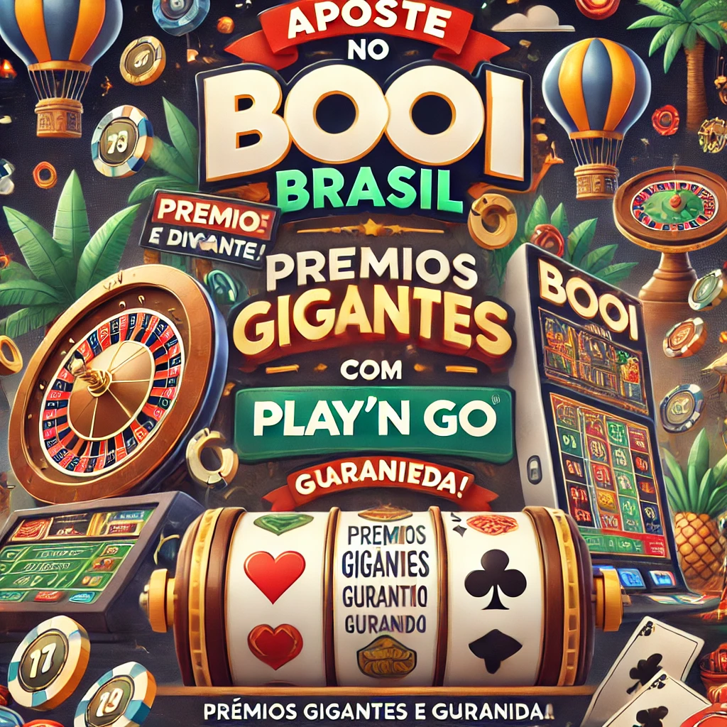 Jogos da Play'n GO no Cassino Booi Brasil